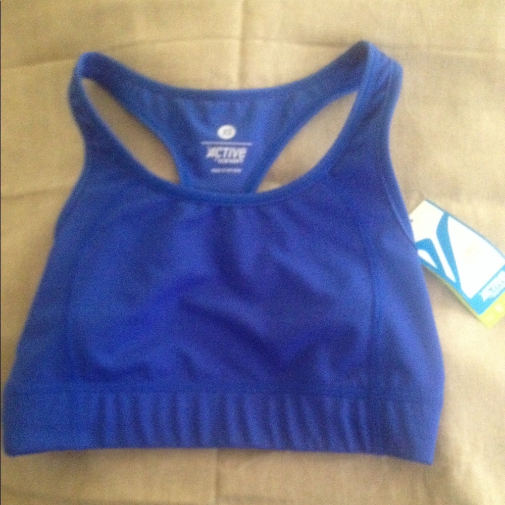 Active by Old Navy Blue Compression Sports Bra XS